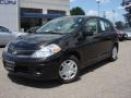 2011 Espresso Black Nissan Versa 1.8 S Hatchback  photo #2