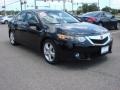 2009 Crystal Black Pearl Acura TSX Sedan  photo #7