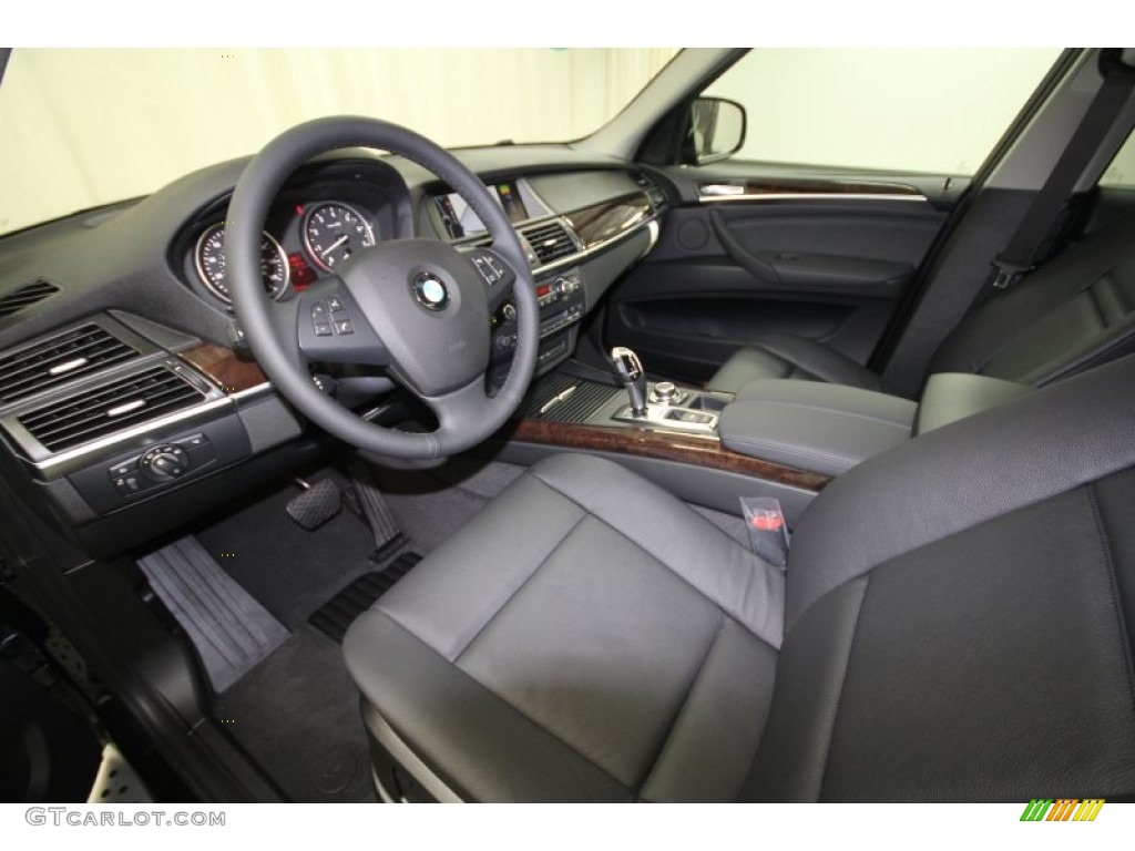 Black Interior 2013 BMW X5 xDrive 35i Premium Photo #64376376