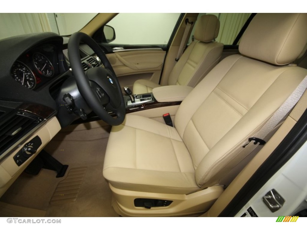 Sand Beige Interior 2013 BMW X5 xDrive 35i Premium Photo #64377660