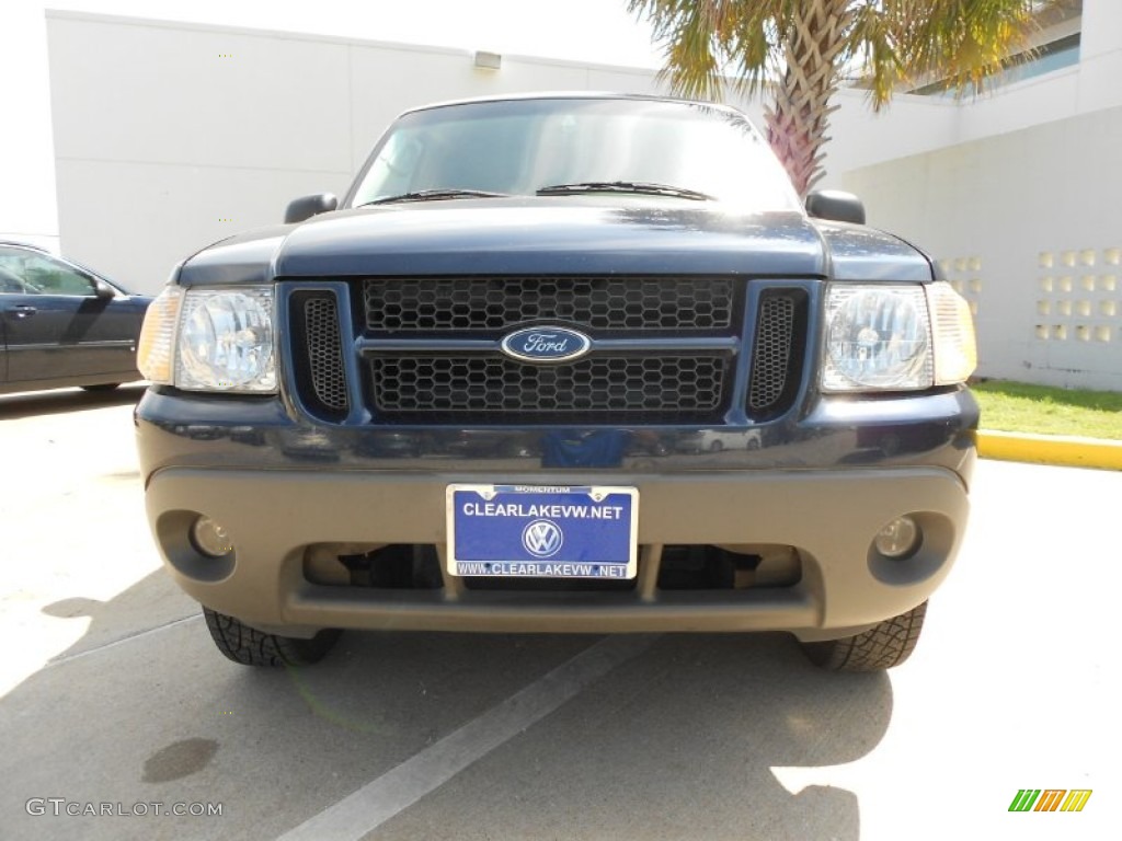 2003 Explorer Sport XLT - True Blue Metallic / Midnight Gray photo #2