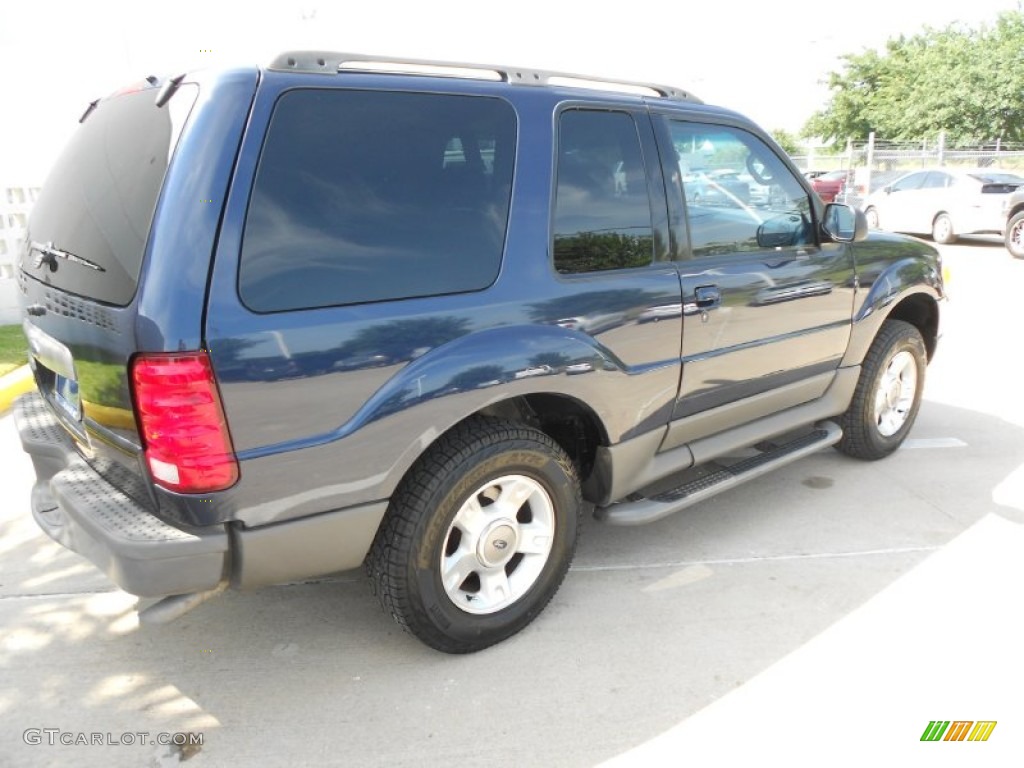 2003 Explorer Sport XLT - True Blue Metallic / Midnight Gray photo #7