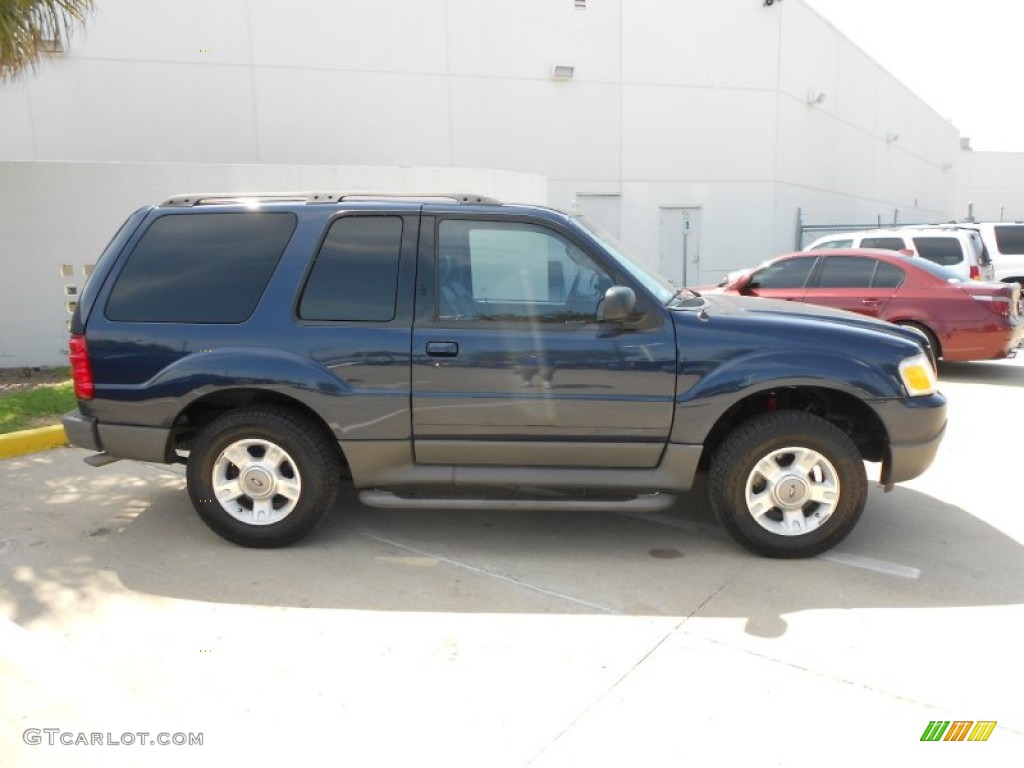 2003 Explorer Sport XLT - True Blue Metallic / Midnight Gray photo #8