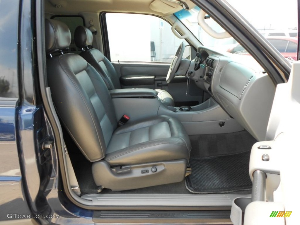 2003 Explorer Sport XLT - True Blue Metallic / Midnight Gray photo #16