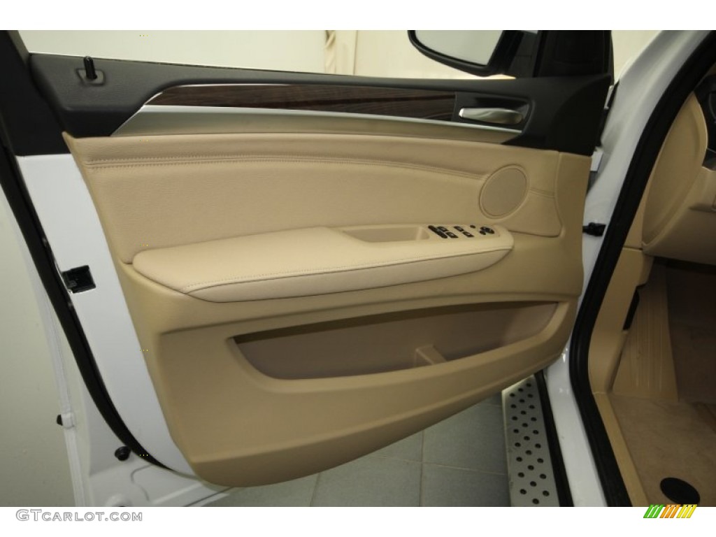 2013 BMW X5 xDrive 35i Premium Sand Beige Door Panel Photo #64377815