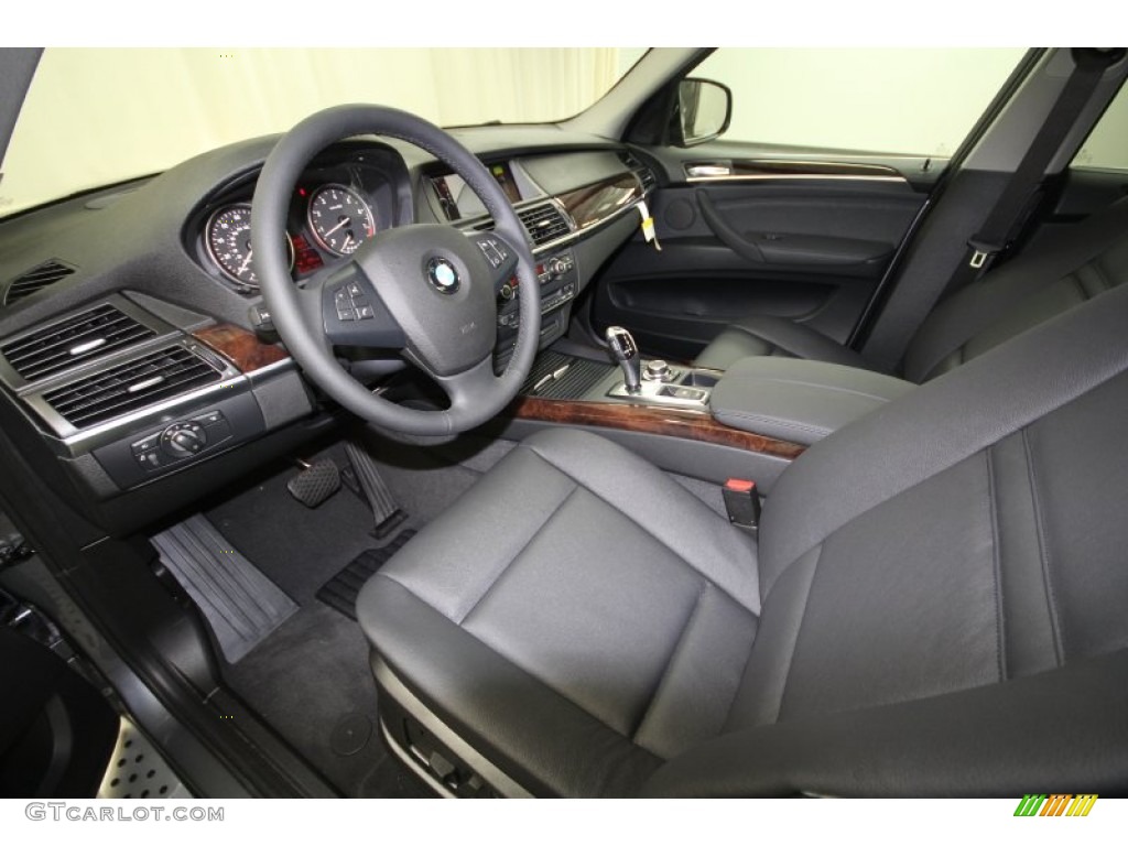 Black Interior 2013 BMW X5 xDrive 35i Premium Photo #64378277