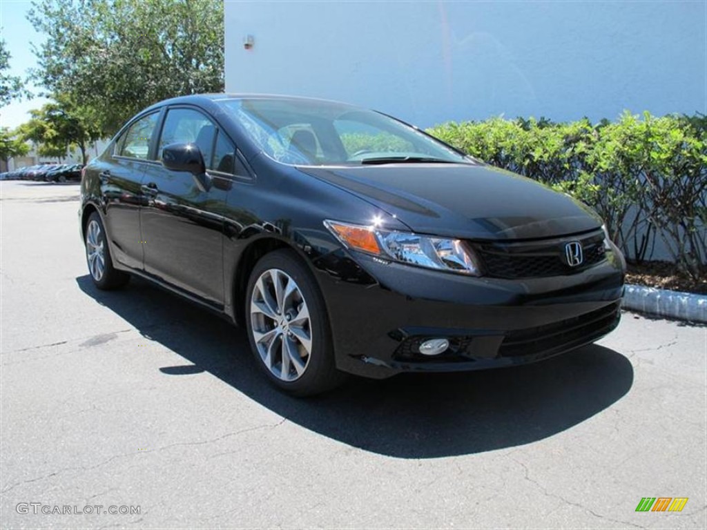 Crystal Black Pearl Honda Civic