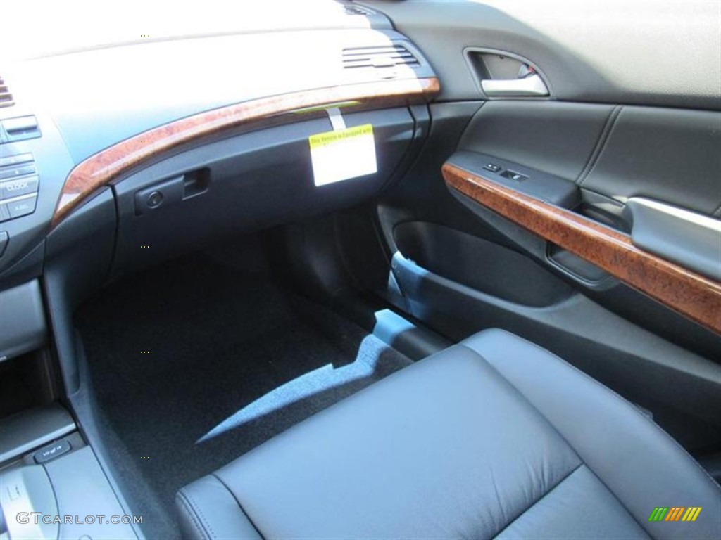 2012 Accord EX-L V6 Sedan - Celestial Blue Metallic / Black photo #7