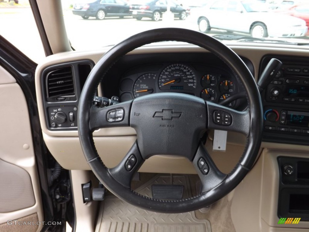 2004 Silverado 1500 LT Crew Cab - Black / Tan photo #10