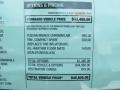 2011 Cadillac CTS 4 3.6 AWD Sedan Window Sticker