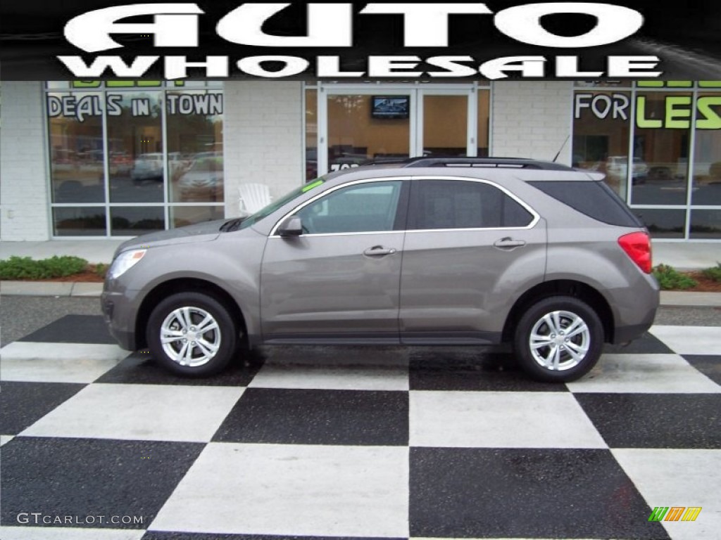 2011 Equinox LT AWD - Cyber Gray Metallic / Light Titanium/Jet Black photo #1