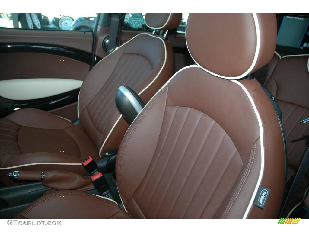 2009 Cooper John Cooper Works Clubman - Pepper White / Lounge Hot Chocolate Leather photo #7