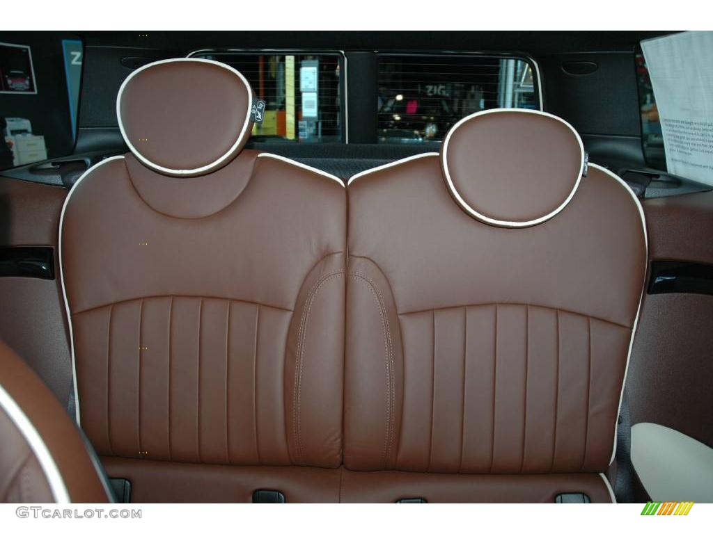 2009 Cooper John Cooper Works Clubman - Pepper White / Lounge Hot Chocolate Leather photo #8