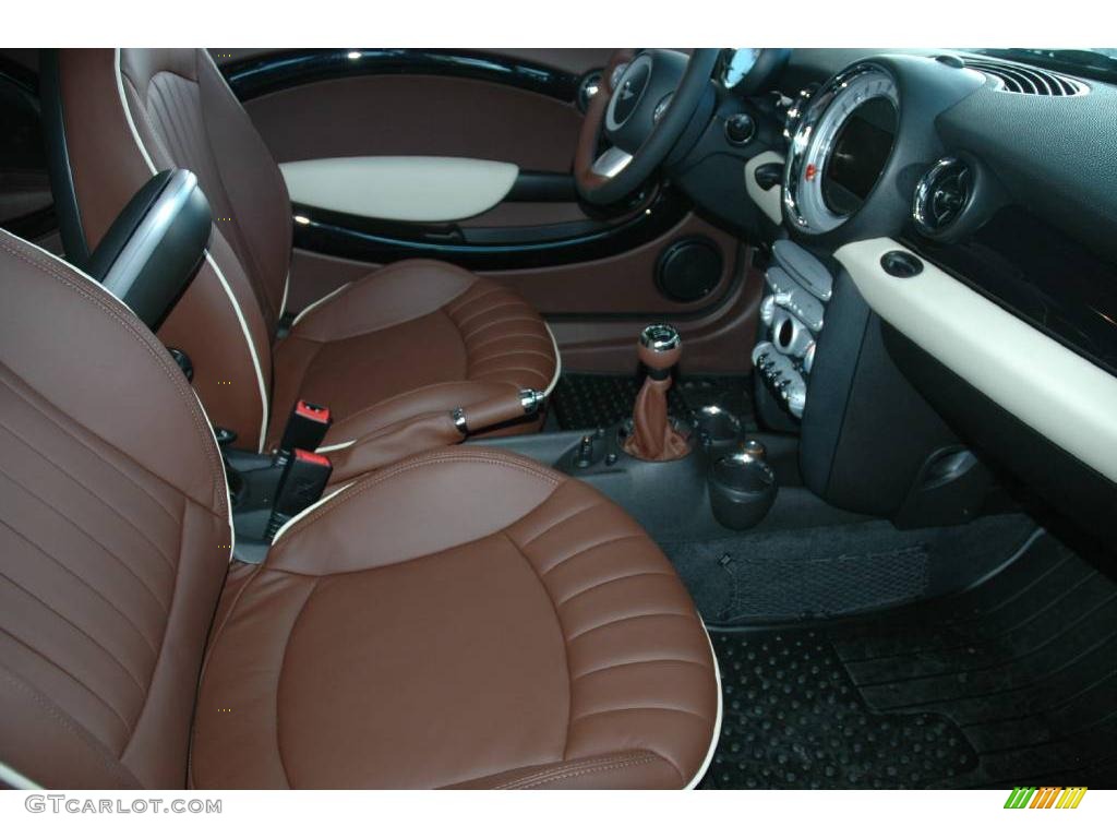 2009 Cooper John Cooper Works Clubman - Pepper White / Lounge Hot Chocolate Leather photo #10
