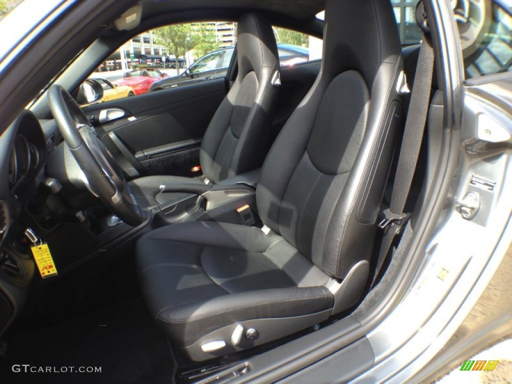 Black Interior 2010 Porsche 911 Carrera 4 Coupe Photo #64385079