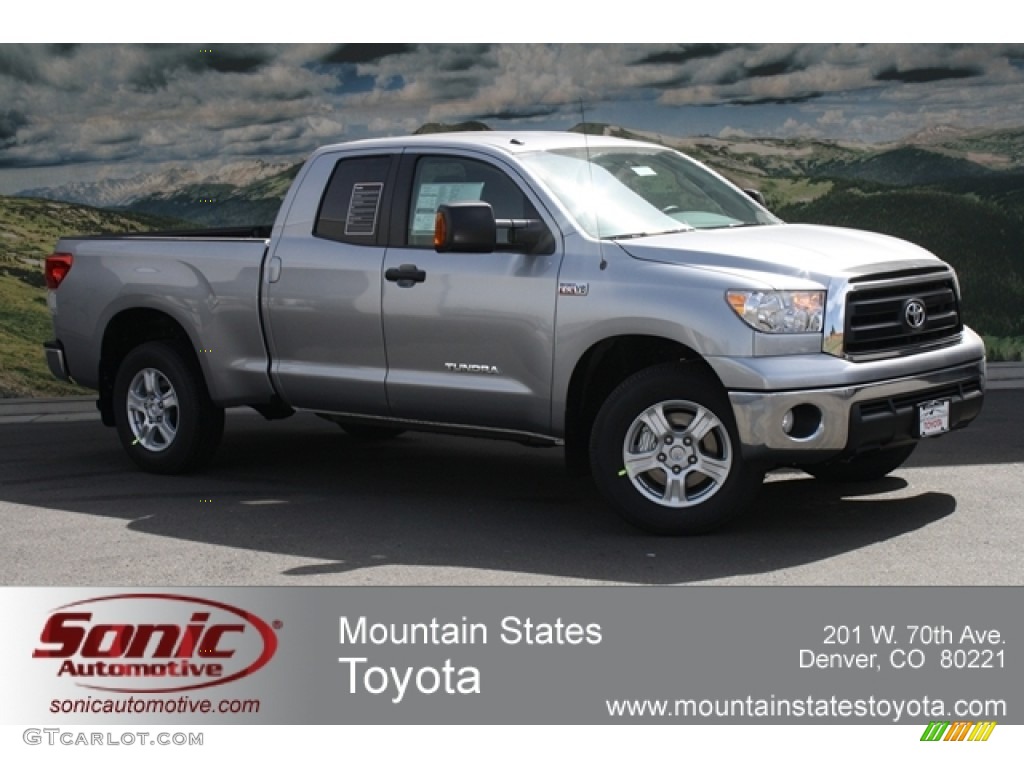 2012 Tundra Double Cab 4x4 - Silver Sky Metallic / Graphite photo #1