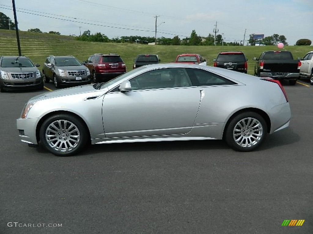 Radiant Silver Metallic 2012 Cadillac CTS Coupe Exterior Photo #64387770