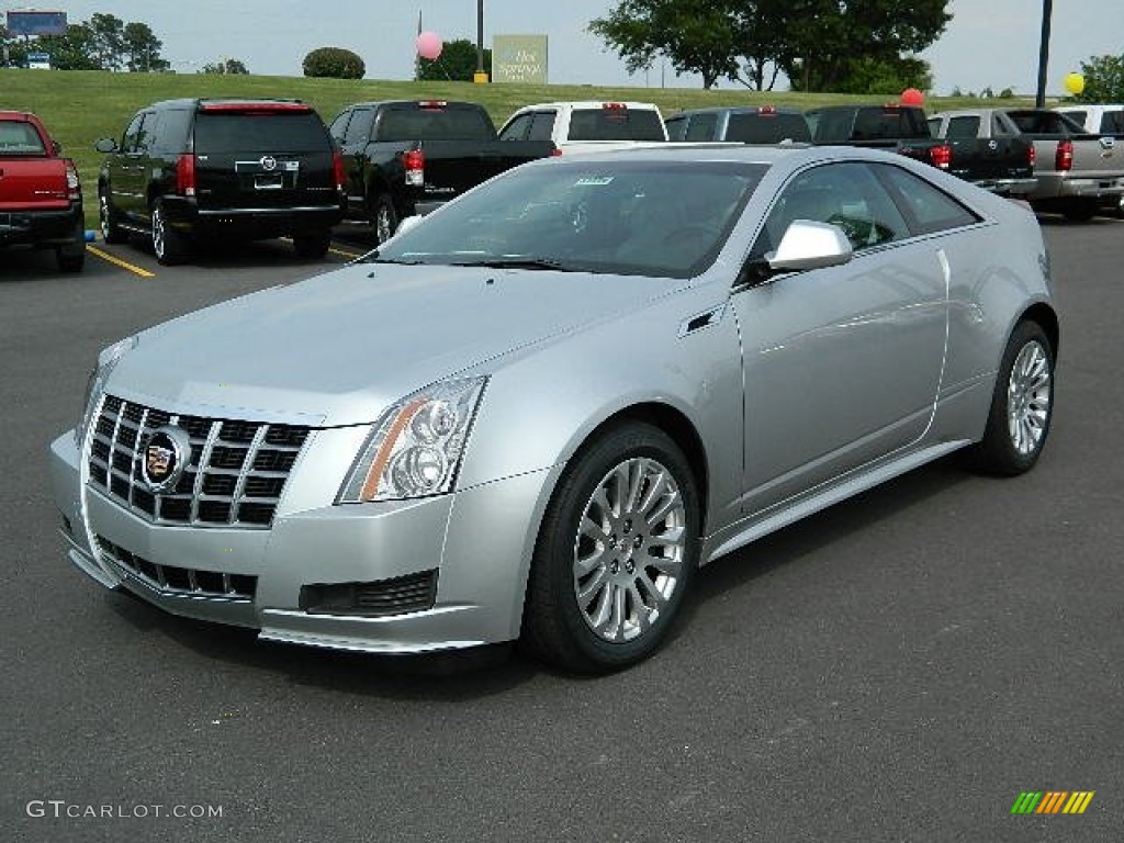 Radiant Silver Metallic 2012 Cadillac CTS Coupe Exterior Photo #64387777