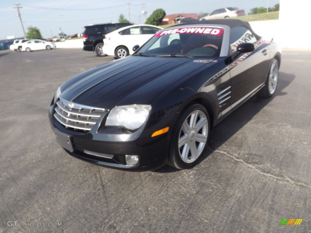 Black 2006 Chrysler Crossfire Limited Roadster Exterior Photo #64389045