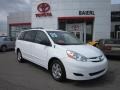 2009 Super White Toyota Sienna LE  photo #1