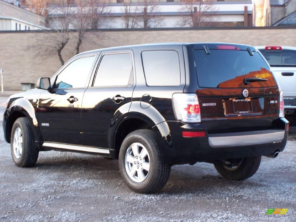 2008 Mariner V6 4WD - Black / Black photo #2