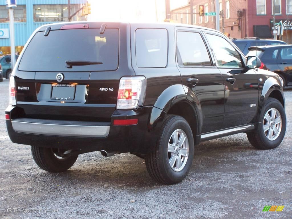 2008 Mariner V6 4WD - Black / Black photo #3