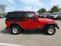 2005 Flame Red Jeep Wrangler Unlimited 4x4  photo #8