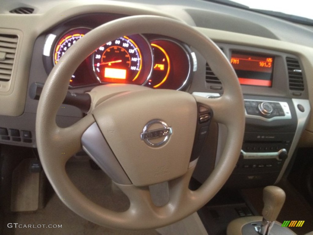 2010 Murano S AWD - Saharan Stone Metallic / Beige photo #16