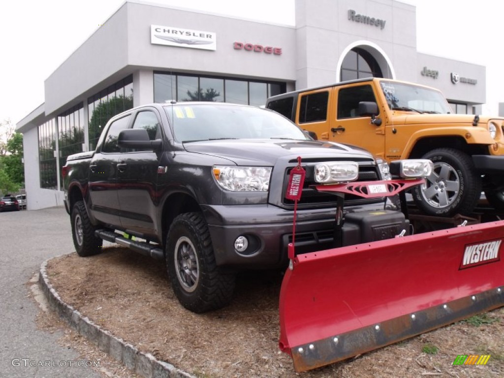 2011 Tundra TRD Rock Warrior CrewMax 4x4 - Black / Black photo #2