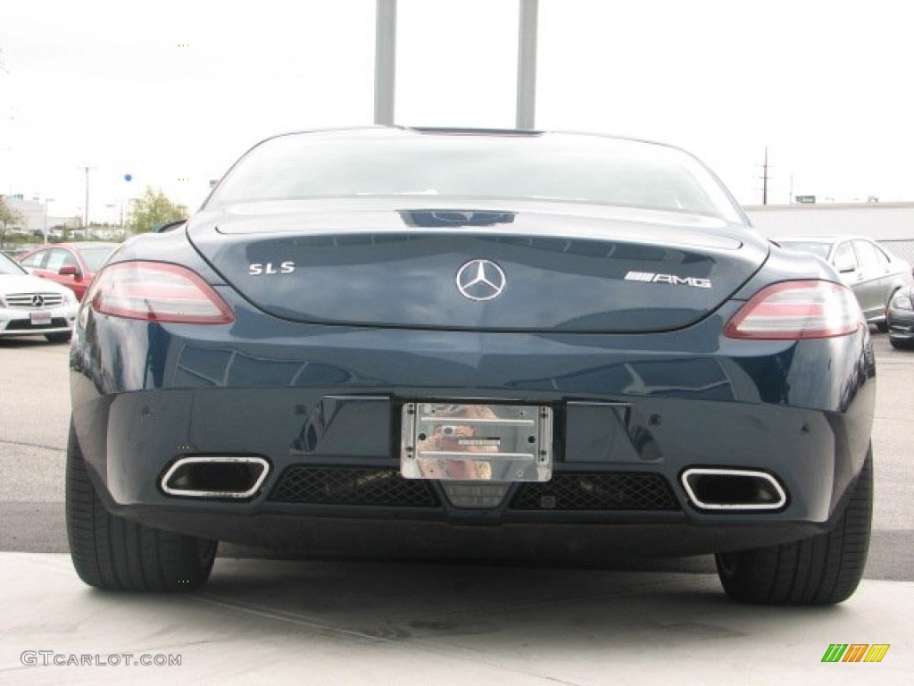 2011 SLS AMG - AMG Daytona Blue Metallic / designo Light Brown Natural Woven photo #4