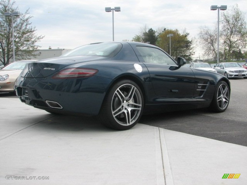 2011 SLS AMG - AMG Daytona Blue Metallic / designo Light Brown Natural Woven photo #5