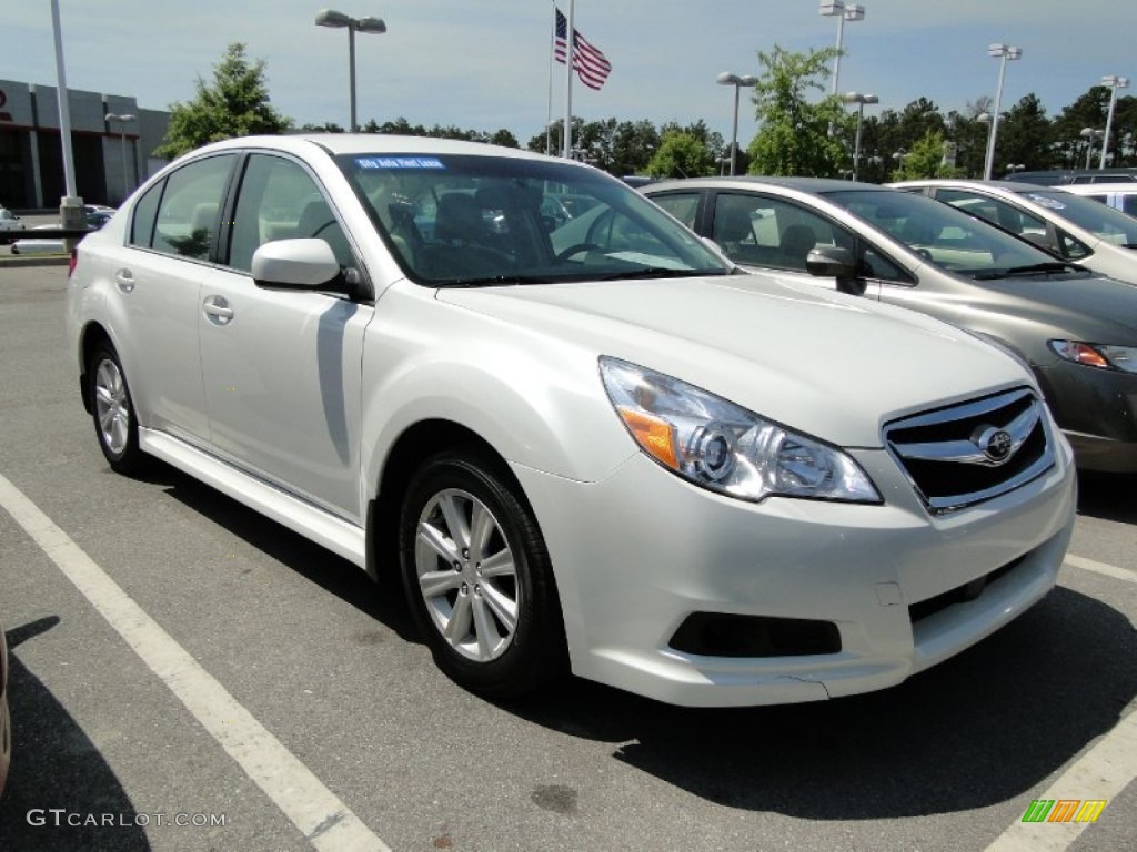 Satin White Pearl 2011 Subaru Legacy 2.5i Premium Exterior Photo #64393424
