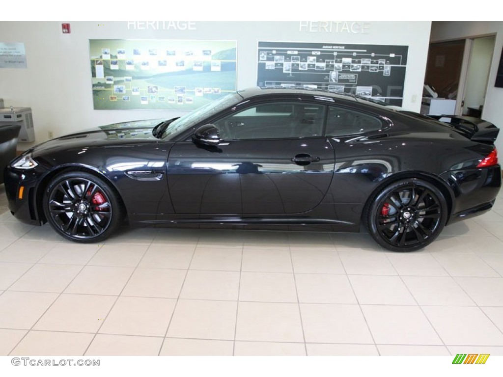 2012 XK XKR-S Coupe - Midnight Black / Warm Charcoal/Warm Charcoal photo #2