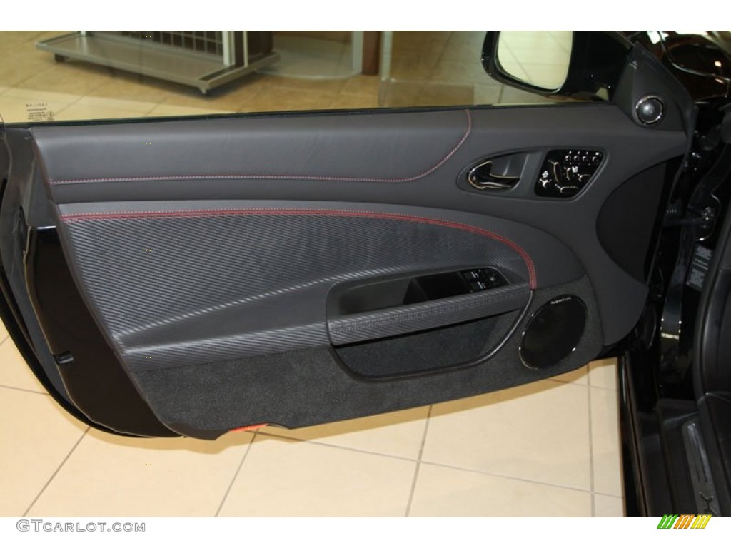 2012 Jaguar XK XKR-S Coupe Warm Charcoal/Warm Charcoal Door Panel Photo #64394325