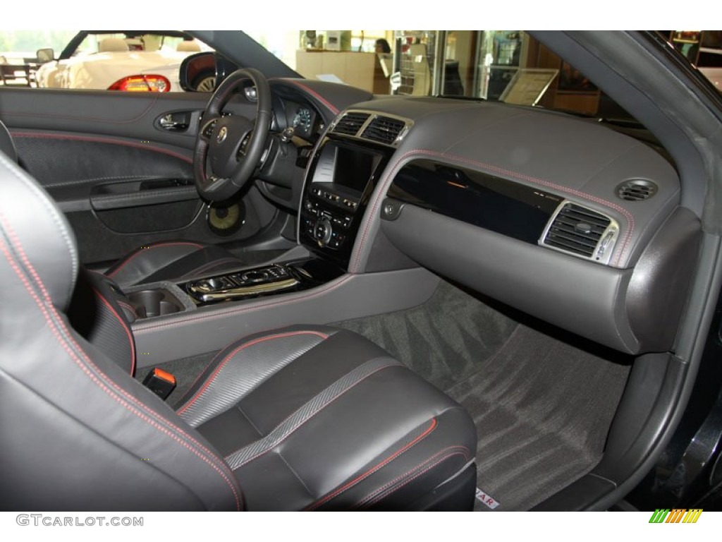 2012 Jaguar XK XKR-S Coupe Warm Charcoal/Warm Charcoal Dashboard Photo #64394412