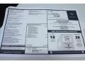 2012 Land Rover Range Rover Evoque Dynamic Window Sticker