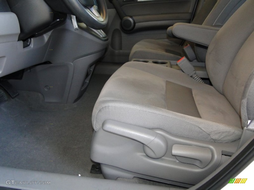 2010 CR-V EX - Taffeta White / Gray photo #13