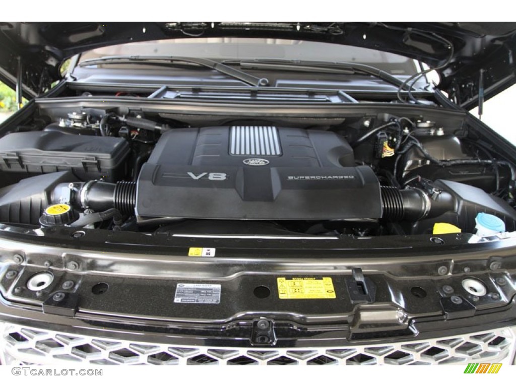 2012 Land Rover Range Rover Supercharged 5.0 Liter Supercharged GDI DOHC 32-Valve DIVCT V8 Engine Photo #64395036