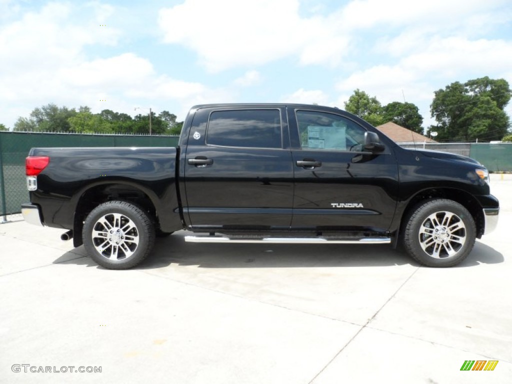 2012 Tundra Texas Edition CrewMax - Black / Black photo #2