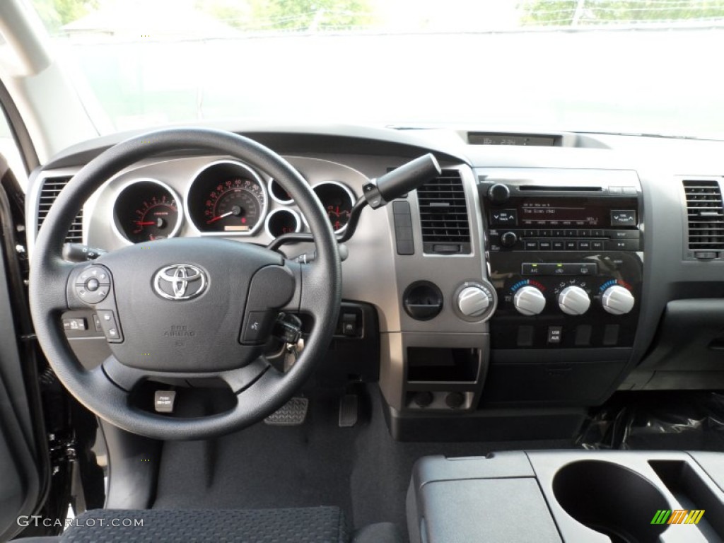 2012 Tundra Texas Edition CrewMax - Black / Black photo #31