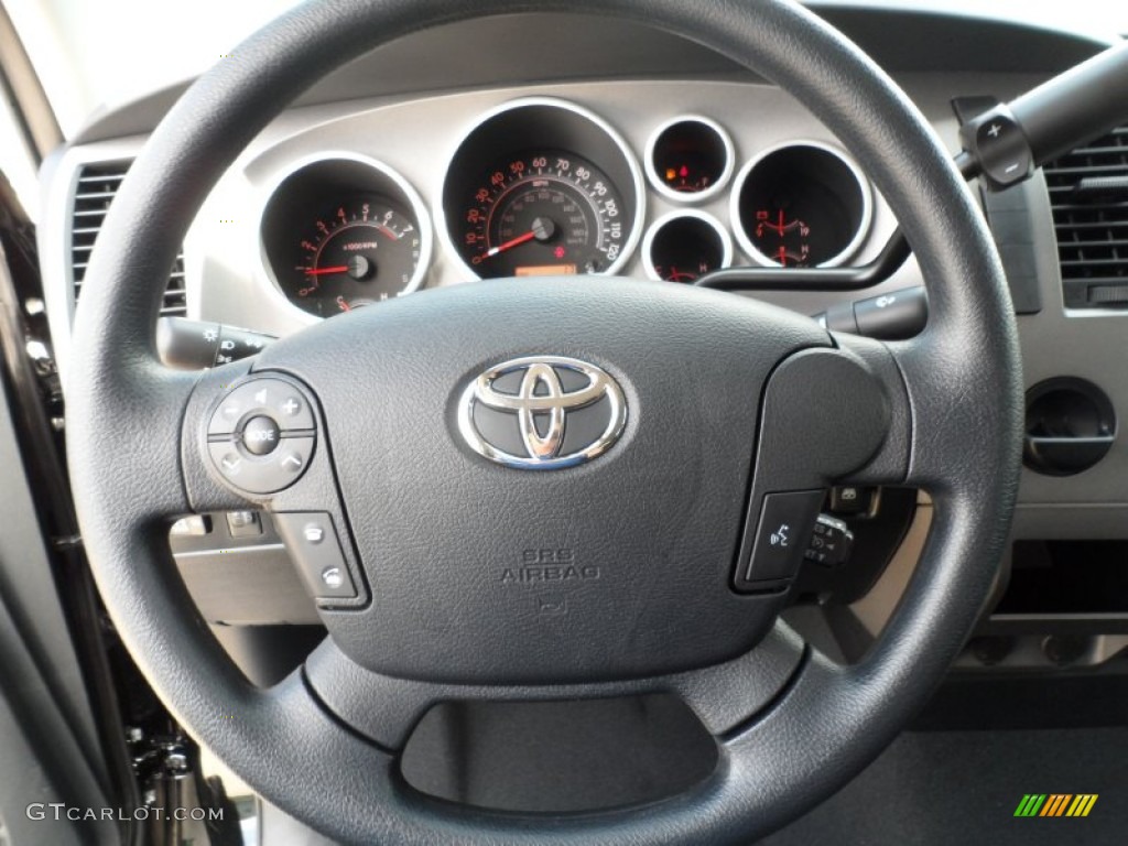 2012 Tundra Texas Edition CrewMax - Black / Black photo #35