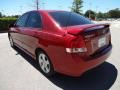 2009 Spicy Red Metallic Kia Spectra SX Sedan  photo #3