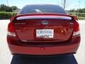 2009 Spicy Red Metallic Kia Spectra SX Sedan  photo #7