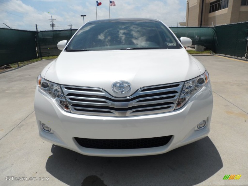 2012 Venza Limited - Blizzard White Pearl / Ivory photo #8
