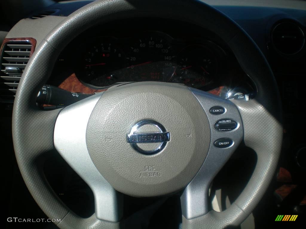 2007 Altima 2.5 S - Winter Frost Pearl / Blond photo #4