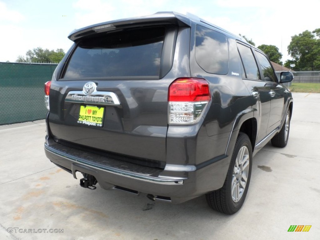 2012 4Runner Limited - Magnetic Gray Metallic / Black Leather photo #3