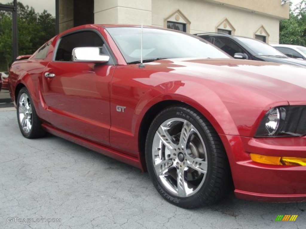 2006 Mustang GT Premium Coupe - Redfire Metallic / Light Graphite photo #9