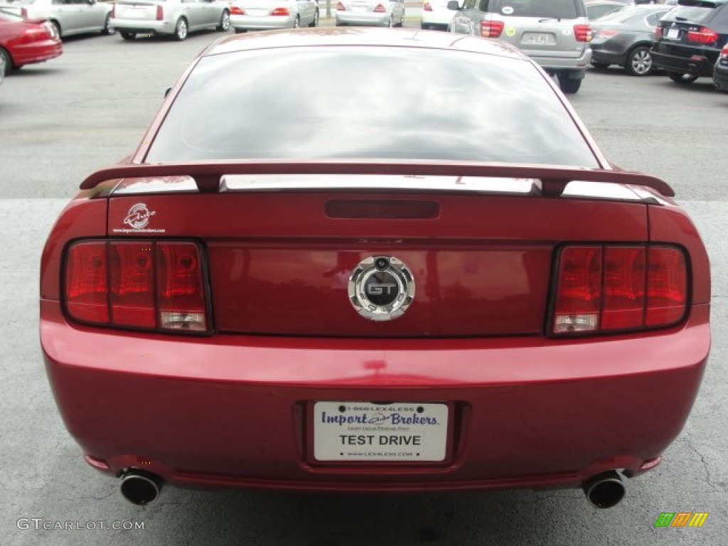 2006 Mustang GT Premium Coupe - Redfire Metallic / Light Graphite photo #12