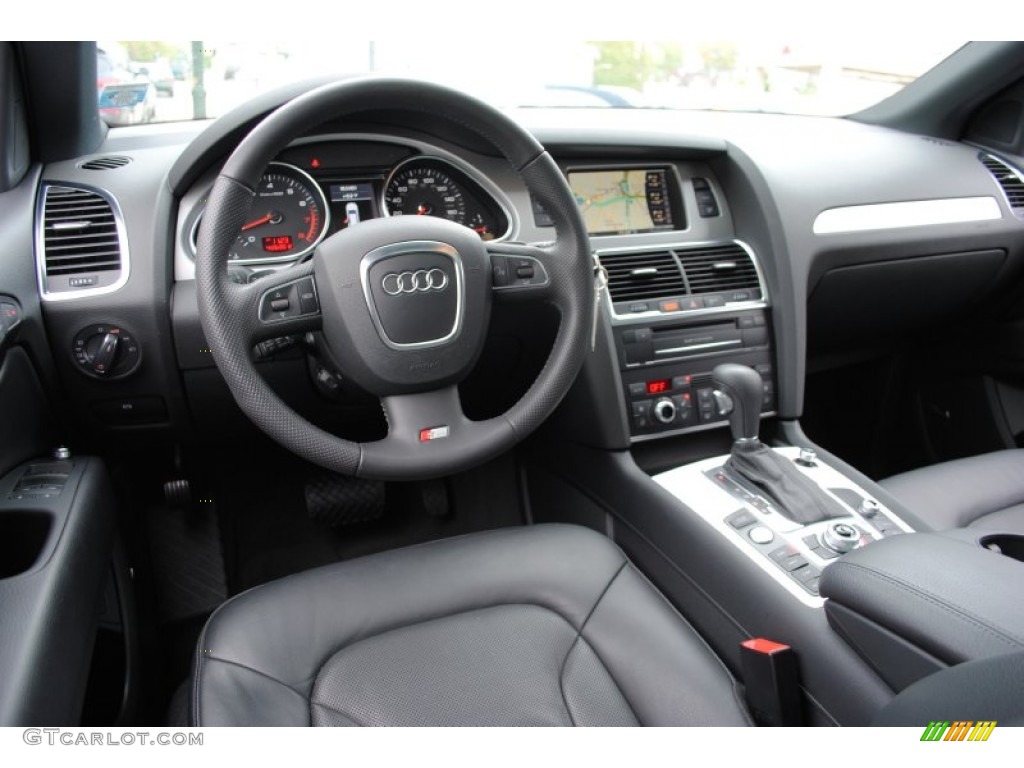 2011 Audi Q7 3.0 TFSI quattro Black Dashboard Photo #64402406