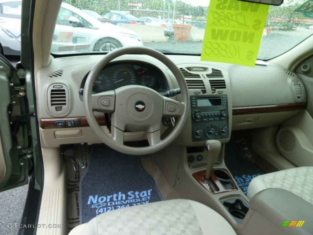 2005 Malibu LS V6 Sedan - Silver Green Metallic / Neutral Beige photo #12